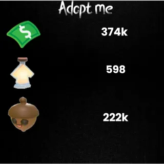💰 Adopt Me | 374K Bucks + 222K Acorns + 598 Age-Up Potions + 15 Random Pets | Instant Delivery ⚡9