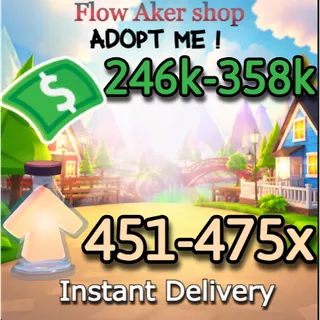 246k-358k bucks and 451-475x potions | fast delivery 