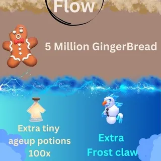 5 MILLION GINGERBREAD ADOPT ME HOLIDAY EVENT 300-500 TINY AGE-UP POTIONS 100+ WINTER DEER LURES COMPLIMENTARY FROSTCLAWS 