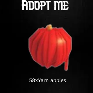 58x Yarn apple  - Adopt me 