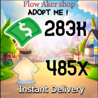 Adopt Me485x+ Age-Up Potions +283k Bucks | Instant Delivery |