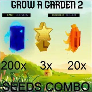 200x mega seeds 3x star fruit 20x sun bloom seeds gag2 combo | Fast Delivery 