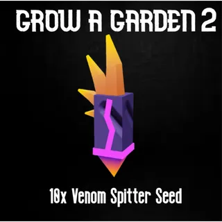 🐍 Grow a Garden 2 | Venom Spitter Seeds | Instant Delivery | Fast & Safe Trade ⚡