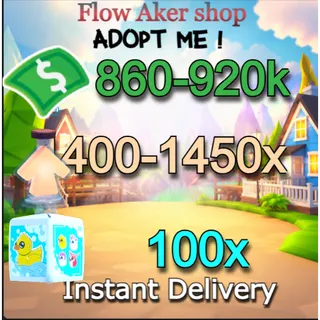 860k-920k Bucks and 1400x-1450x Age-up potions + 1x fly + 1x Ride potions| | fast delivery 