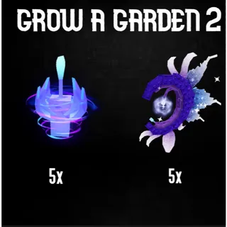 🌙 Grow a Garden 2 | 5x Moon Blossom Seeds + 5x Hypno Bloom Seeds | Instant Delivery ⚡
