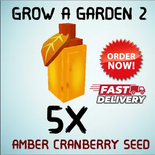 5X AMBER CRANBERRY SEEDS       gag2 combo | Fast Delivery 