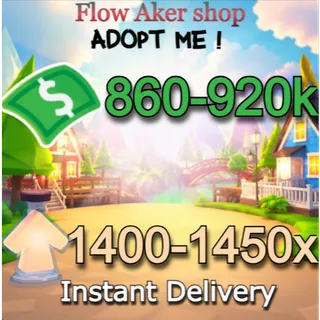 860k-920k Bucks and 1400x-1450x Age-up potions | fast delivery 
