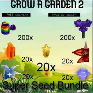 20x sun bloom 20x moon bloom 20x hypno bloom 20x star fruit seed 20x dragon breath -super tools shown in pic  gag2-