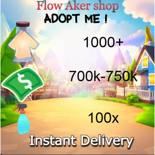 Adopt Me |  1000x + Age-Up Potions +  700k-750k Bucks | Instant Delivery |paint sealer 100x 