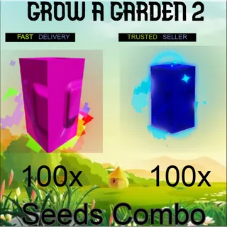 100x mega seeds & 100x rainnbow seeds gag2 combo | Fast Delivery 