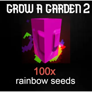 🌈🌱 Rainbow Seeds x100 – Grow a Garden 2 | Colorful & Rare Seeds | 