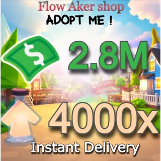 2.8M bucks and 4000 age-up potions| Fast delivery