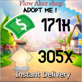 Adopt Me305x+ Age-Up Potions +171k Bucks | Instant Delivery |
