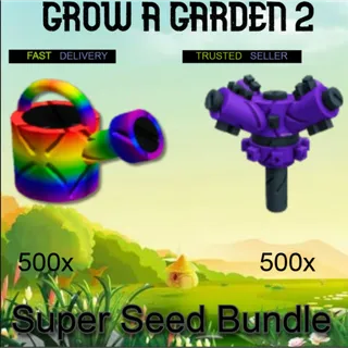 super tools  500x super sprinkler -500x super watering can  - gag2