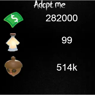 💰 Adopt Me |30K Bucks + 314K Acorns +53 Age-Up Potions +1x Random Pets | Instant Delivery ⚡9