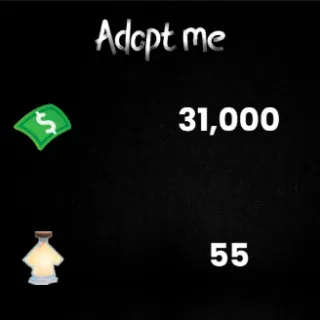 31k bucks / 55+ Age-up potions  - Adopt me 