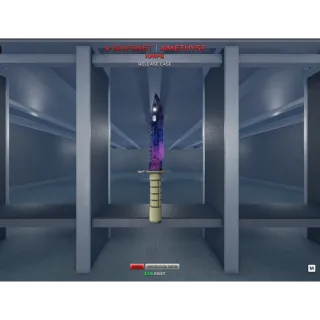  Sniper Duels Bayonet Amethyst Knife