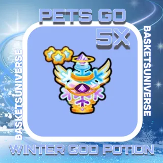 5x Winter God Potion Pets go