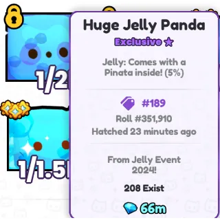 Pets Go Huge Jelly Panda 5%