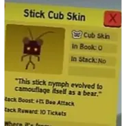  Bee Swarm Simulator: Stick Cub
