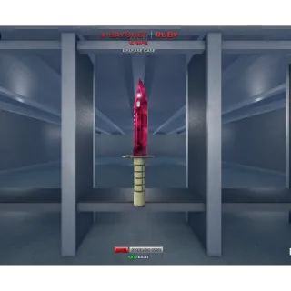 Sniper Duels Bayonet Ruby Knife