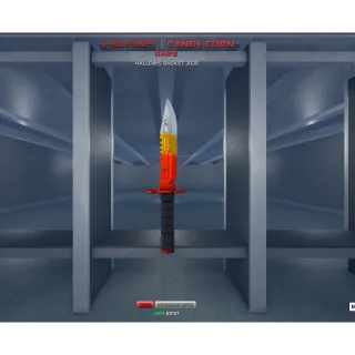 Sniper Duels Bayonet Candy Corn Knife