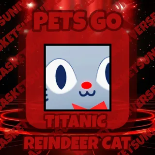 Titanic Reindeer Cat Pets go