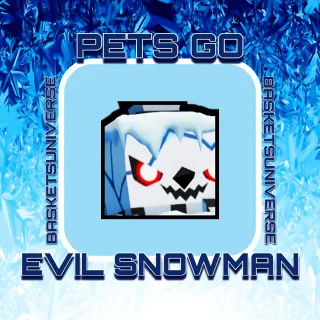 Huge Evil Snowman Pets Go