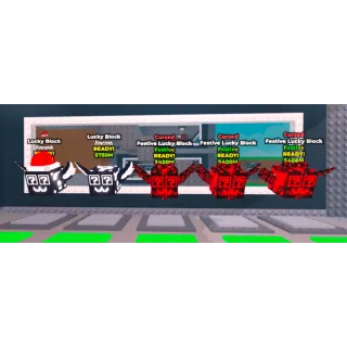 CHEAP[10] 7+3 Secret/Festive Lucky block bundle