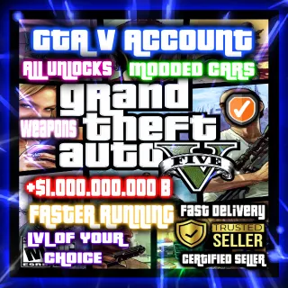 ✅ GTA V ACCOUNT + BOOST [PC] | [FAST DELIVERY] ✅