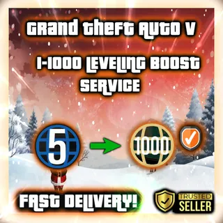 ✅ | GTA V [PC] | LEVELING BOOST SERVICE [FAST] ✅