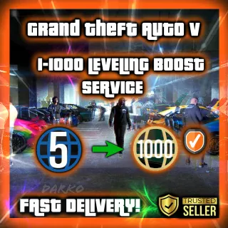 ✅ | GTA V [PC] | LEVELING BOOST SERVICE [FAST] ✅