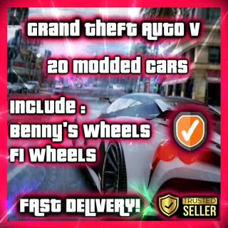 ✅ | GTA V [PC] | 20 MODDED CARS | FAST & CHEAP! ✅