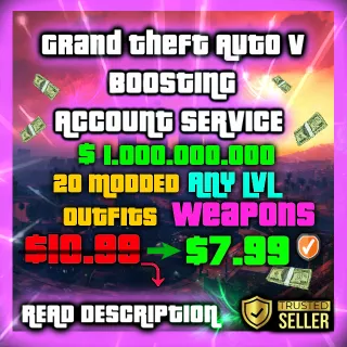 ✅ | BOOSTING YOUR GTA V ACCOUNT [PC] | VERY FAST! ✅