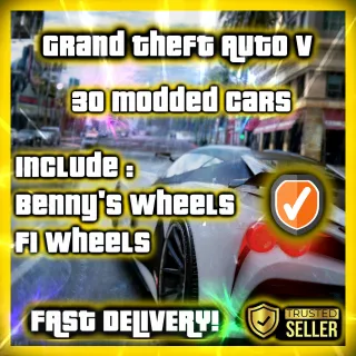 ✅ | GTA V [PC] | 30 MODDED CARS | FAST & CHEAP! ✅