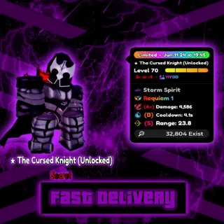 THE CURSED KNIGHT EVO REQUIEM (A+ B  S) / FAST DELIVERY