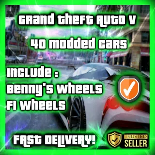 ✅ | GTA V [PC] | 40 MODDED CARS | FAST & CHEAP! ✅