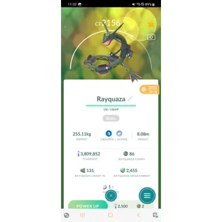 Shiny Rayquaza trade | Pokemon Go |