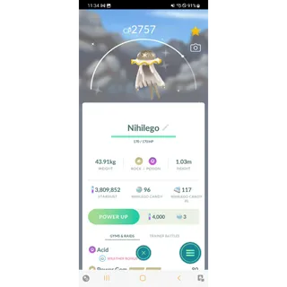 Shiny Nihilego trade | Pokemon Go |