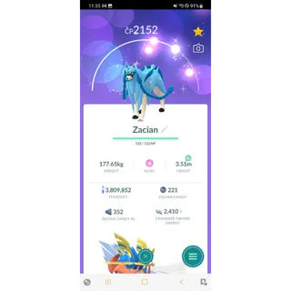 Shiny Zacian trade | Pokemon Go |