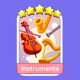 Instruments 5⭐ Monopoly Go Sticker