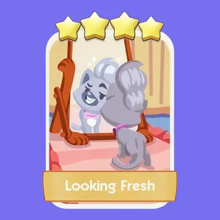 Looking Fresh 4⭐ Monopoly Go Sticker