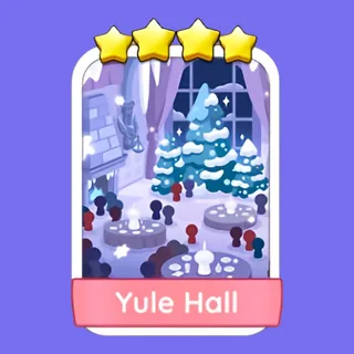 Yule Hall 4⭐ Monopoly Go Sticker