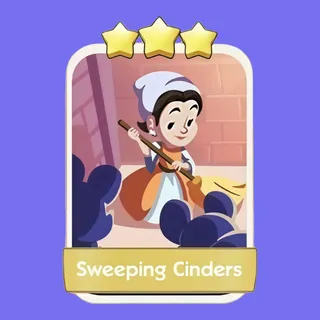 Sweeping Cinders 3⭐ Monopoly Go Sticker