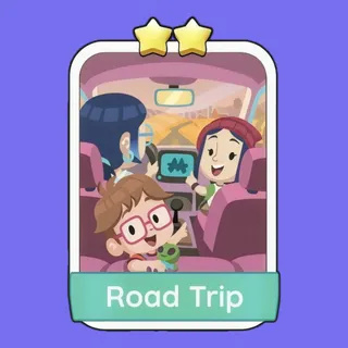 Road Trip 2⭐ Monopoly Go Sticker