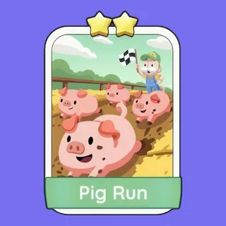 Pig Run 2⭐ Monopoly Go Sticker