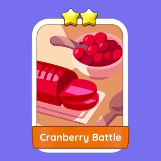 Cranberry Battle Monopoly Go