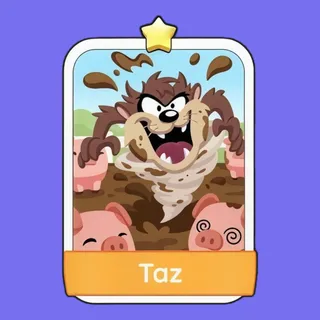 Taz 1⭐ Monopoly Go Sticker