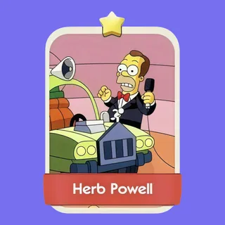 Herb Powell 1⭐ Monopoly Go Sticker