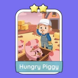 Hungry Piggy 2⭐ Monopoly Go Sticker